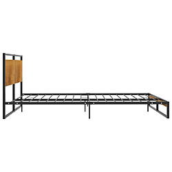 Avis vidaXL Cadre de lit sans matelas métal 160x200 cm