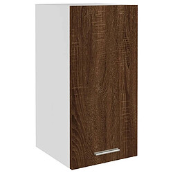 vidaXL Armoire suspendue Chêne marron 29,5x31x60 cm Bois d'ingénierie