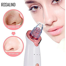 Chrono Aspirateur Point Noirs, Extraction Multifonctionnel Retirer Les Blackhead,Nettoyant Facial De Nez Rechargeable Par USB Extracteur De Point Noire(Or rose)