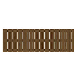 Acheter Maison Chic Tête de lit scandinave pour lit adulte,Meuble de chambre murale Marron miel 185x3x60 cm Bois massif de pin -MN77681