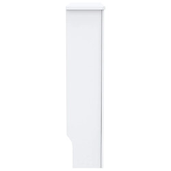 Avis vidaXL Cache-radiateur MDF Blanc 78 cm