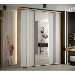 Abiks Meble Armoire DAVOS 7 À Portes Coulissantes 235,2/190/45 3 Portes