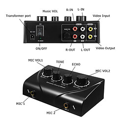 Mini Mélangeur De Son Audio Pour Amplificateur Home Cinéma Karaoké Divertissement à Domicile pas cher