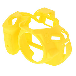 Avis Housse de protection en cuir pour boîtier de protection pour Nikon D5500 D5600 jaune