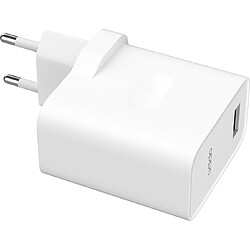 Chargeur maison USB A VOOC 4.0 30W Blanc Oppo