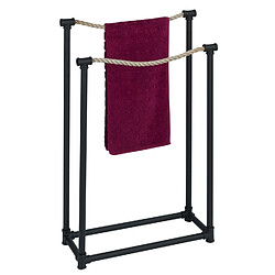 WENKO Porte-serviette indus Osuna - L. 50 x H. 85 cm - Noir