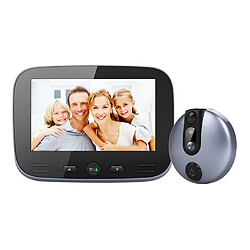 Wewoo Interphone vidéo Visiophone Azur 4.3 pouces Écran 2.0MP caméra de sécurité intelligente sonnette, carte TF de soutien 32Go Max et vision nocturne détection de mouvement Azur