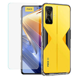 Film verre trempé pour Xiaomi Poco F4 GT 5G 6.67" + Coque de protection souple -Visiodirect-