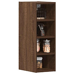 vidaXL Armoire suspendue chêne marron 20x29,5x60 cm bois d'ingénierie