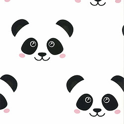 Noordwand Papier peint Fabulous World Panda Blanc