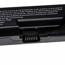 vhbw batterie compatible avec CompaQ 320, 321, 325, 326, 420, 421, 620, 621 laptop (5200mAh, 10.8V, Li-Polymère, noir)