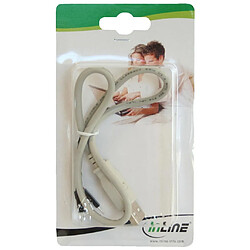 Câble adaptateur USB 2.0, InLine®, prise A sur connecteur IDC, 40cm