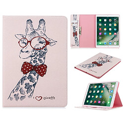 Etui en PU impression de motifs avec support girafe pour votre Apple iPad 10.2 (2019)