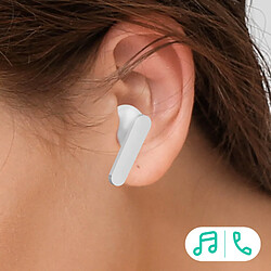 Acheter Avizar Ecouteurs Sans Fil Bluetooth Oreillettes Intra-auriculaires Dock de charge Blanc