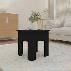 Avis Maison Chic Table basse,Table Console Table d'appoint, Table pour salon Noir 40x40x42 cm Aggloméré -MN55497