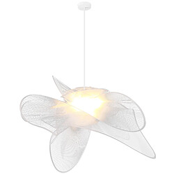 ICONIK INTERIOR Lampe Suspendue - Design Moderne - Aura Blanc