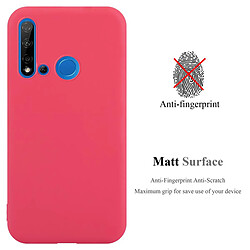 Avis Cadorabo Coque Huawei NOVA 5i / P20 LITE 2019 Etui en Rouge