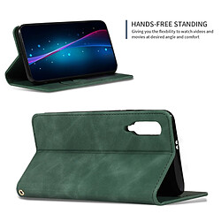 Acheter Wewoo Housse Coque Étui en cuir avec rabat horizontal magnétique Business Skin Feel rétro pour Xiaomi 9 vert armée