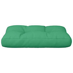 Acheter vidaXL Coussin de palette vert 60x40x12 cm tissu