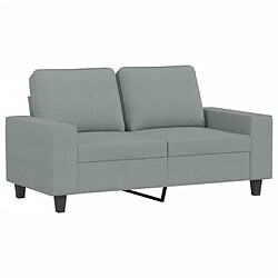 Avis Maison Chic Ensemble de canapés 3 pcs, Canapé droit Sofa pour Salon gris clair tissu -GKD206086