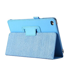 Wewoo Smart Cover bleu pour iPad mini 4 bébé Litchi Texture bascule horizontale en cuir PU étui de protection avec support pas cher