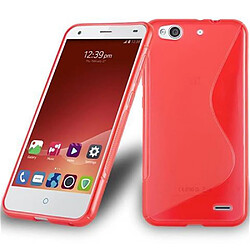 Cadorabo Coque ZTE Blade S6 LUX Etui en Rouge pas cher