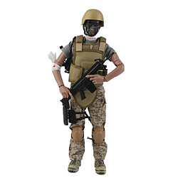 12'' Jouet Enfant 1/6 Militaire Armée Combat Désert Modèle De Figurine De Soldat Acu