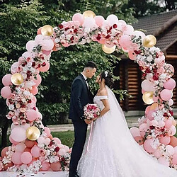 Euro Mega Ballons Guirlande Rose pâle Décoration de ballons rose Anniversaire Mariage Décor de fête