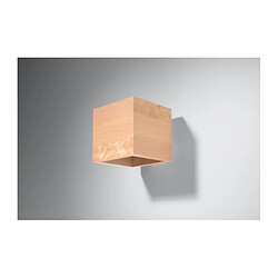 Luminaire Center Applique murale QUAD bois bois naturel 1 ampoule