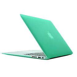 Wewoo Housse Étui vert pour Macbook Air 11,6 pouces Boîtier de protection en plastique dur givré