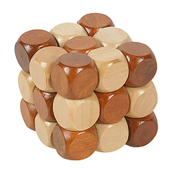 Enfants En Bois Ming Blocs De Construction De Verrouillage Teaser De Cerveau Jouet Puzzle Cube Moyen