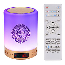 Acheter Universal Haut-parleur Bluetooth du Coran 16 Go, léger de nuit à 16 couleurs portables Islamique avec