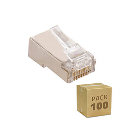 Avis Ledkia Pack 100 Unités RJ45 FTP Blindé Transparent