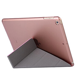 Acheter Etui en PU origami façon soie avec support rose pour Apple iPad 10.2 (2019)