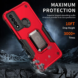 Coque en TPU anti-griffes avec béquille, vert clair pour votre TCL 20 XE