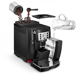 Acheter Machine a Cafe expresso automatique avec broyeur - DELONGHI MAGNIFICA S ECAM22.140.B - Noir