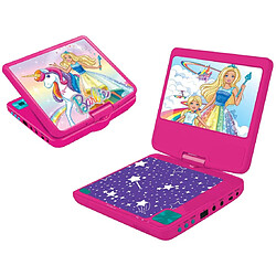 Lexibook lecteur DVD Portable avec écran LCD et haut parleur barbie rose