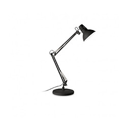 Ideal Lux Lampe de table Wally Métal Noir mat 1 ampoule 58cm