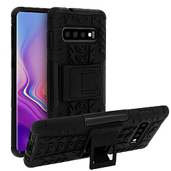 Avizar Coque Samsung Galaxy S10 Protection Hybride Antichoc Rigide Support Vidéo - Noir