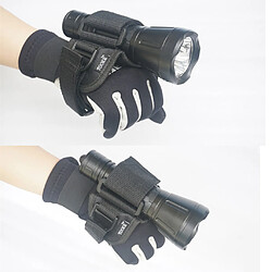 Acheter Support De Lampe Torche LED Sous-marine Gants Pour Lampe De Plongée