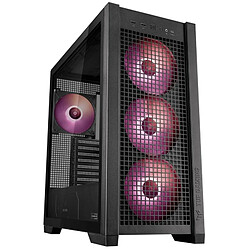 Boîtier ATX semi-tour Asus TUF GAMING GT302 TG ARGB Noir Multicouleur