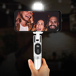 Acheter Perche Selfie Bluetooth avec fonction Trépied Télécommande sans fil LinQ blanc