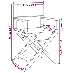 vidaXL Chaises pliables de jardin lot de 8 gris foncé tissu pas cher