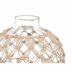 Avis Gift Decor Boule Décorative Transparent Naturel verre Corde 21 x 23 cm (4 Unités)