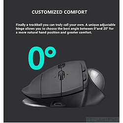 Universal Souris sans fil trackball 2.4G sans fil bluetooth personnalisé poignée de frappe de charge confortable pas cher