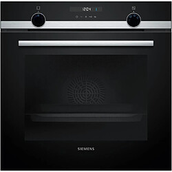 Four ecoclean Softclose - SIEMENS IQ500 - HB557GBS3F - Noir - 7 modes de cuisson - 59,5 x 59,4 x 54,8 cm