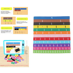 Avis 3 Set 83 Pcs Magnetic Fraction Tiles Math Teaching