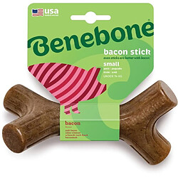 Benefon Benebone Jouet bâton a mâcher pour chien adulte, Taille S, saveur bacon , durable et résistant