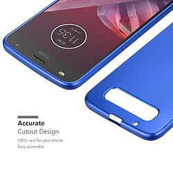 Cadorabo Coque Motorola MOTO Z2 Etui en Bleu pas cher