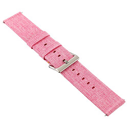 Wewoo Bracelet pour montre connectée Dragonne en toile mode simple Fitbit Versa / 2 rose pas cher